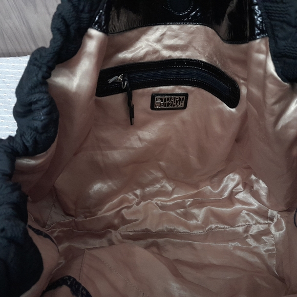 Stuart weitzman black quilted tote bag - Picture 3 of 4
